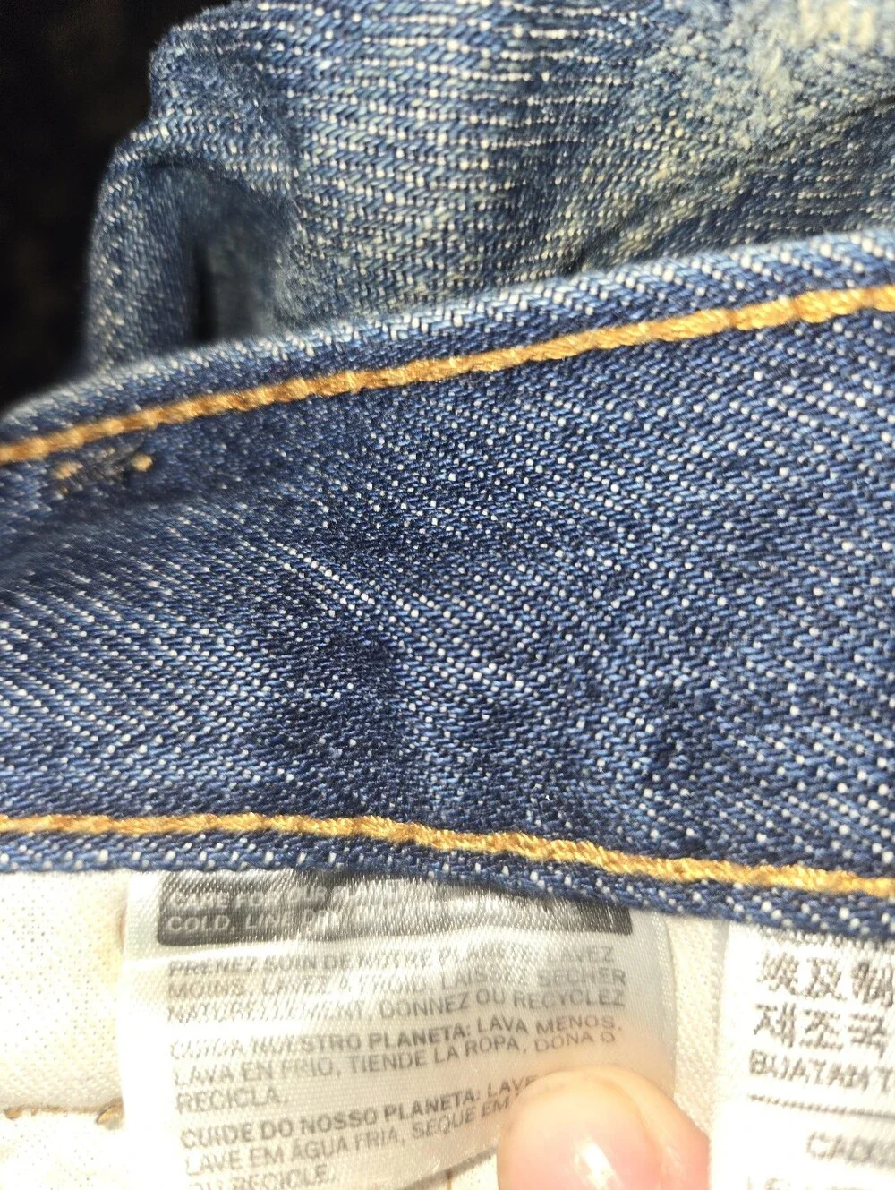 Levi's Men's Dark Blue Bootcut Jeans